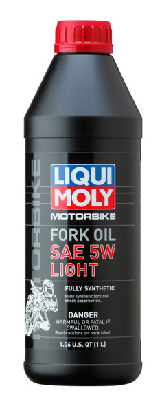 LIQUI MOLY 1L Motorbike Fork Oil SAE 5W Light 20094