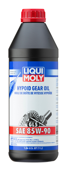 LIQUI MOLY 1L Hypoid Gear Oil (GL5) SAE 85W90 20010