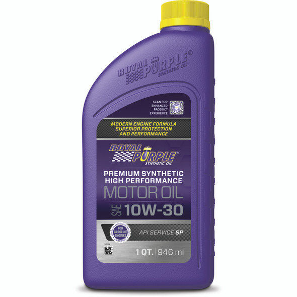 Royal Purple Premium Synthetic High Performance Multi-Grade 10W-30 Motor Oil - 1 Quart 06130