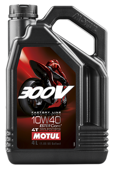 Motul 4L Synthetic-ester 300V Factory Line Road Racing 10W40 104121