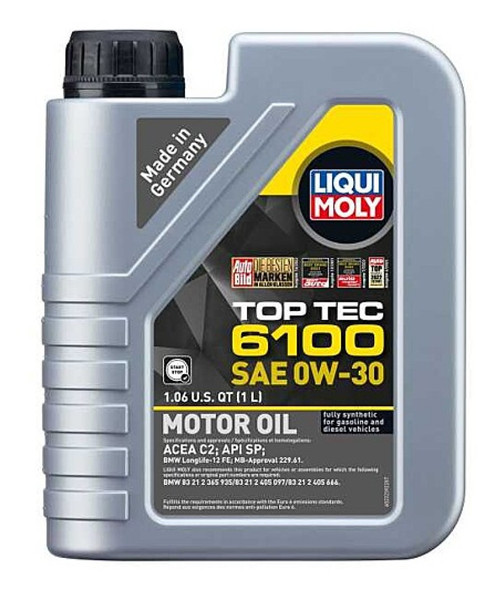 LIQUI MOLY 1L Top Tec 6100 Motor Oil SAE 0W30 22239