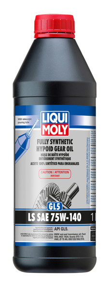 LIQUI MOLY 1L Fully Synthetic Hypoid Gear Oil (GL5) LS SAE 75W140 20042