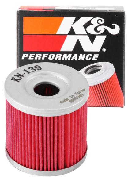 K&N Suzuki / Kawasaki / Arctic 1.75in OD x 1.719in H Oil Filter KN-139