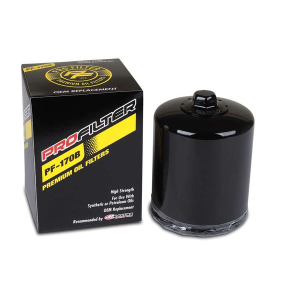ProFilter Harley Spin-On Black Various Performance Oil Filter PF-170B