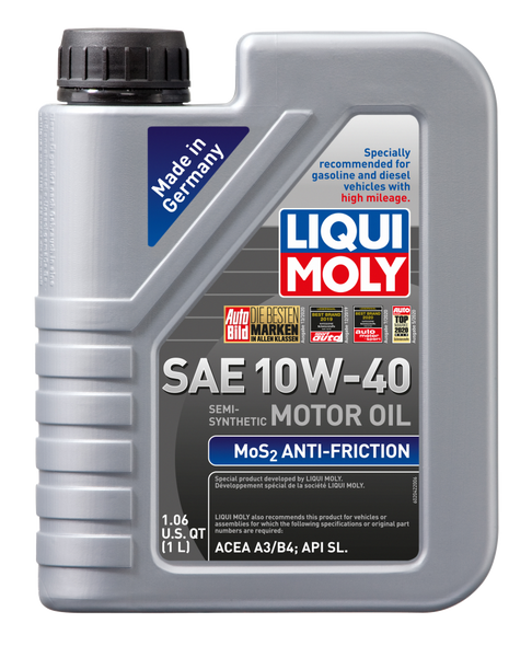LIQUI MOLY 1L MoS2 Anti-Friction Motor Oil 10W40 2042