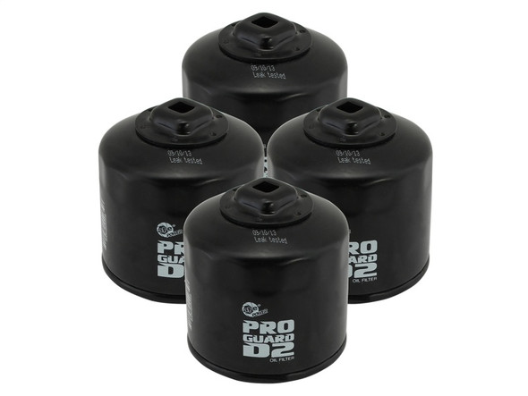 aFe Pro GUARD D2 Oil Filter 13-17 Scion FR-S / Subaru BRZ H4-2.0L (4 Pack) 44-LF018-MB