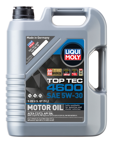 LIQUI MOLY 5L Top Tec 4600 Motor Oil SAE 5W30 20448