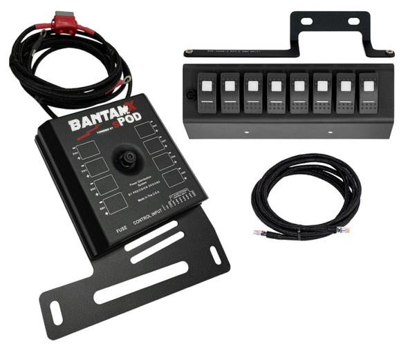 Spod 09-18 Jeep Wrangler JK BantamX w/ Blue LED Switch Panel 870065