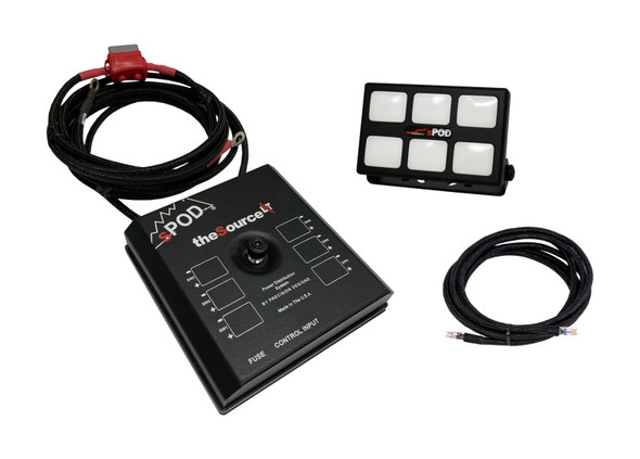 Spod 07-18 Wrangler JK SourceLT w/ Mini6 for Jeep 873175