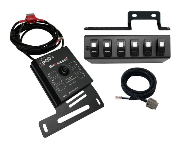 Spod 09-18 Jeep Wrangler JK SourceLT w/ Blue LED Switch Panel 873115