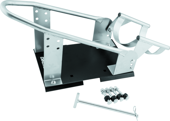 BikeMaster Heavy Duty Wheel Chock - Silver 152453