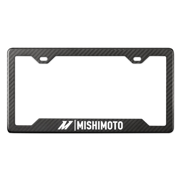 Mishimoto Carbon Fiber License Plate Frame - Matte MMPROMO-FRAME-CF-M