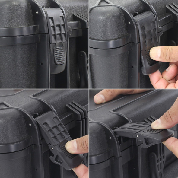 Go Rhino XVenture Gear Hard Case w/Foam - Medium 18in. / Lockable / IP67 - Tex. Black XG181407F