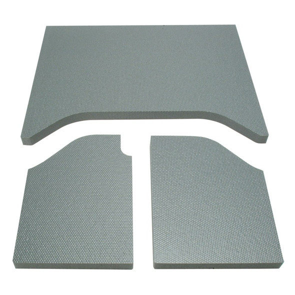 DEI 07-10 Jeep Wrangler JK 2-Door Boom Mat Headliner - 3 Piece - Gray 50134