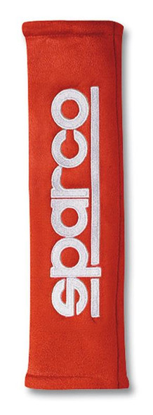 Sparco Belt Pad 2In Alcantara Red 01090R3RS