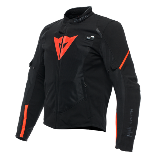 Dainese Smart Jacket Long Sleeve Sportblack/Fluorescent-Red Size - 52 201D20040-628-52