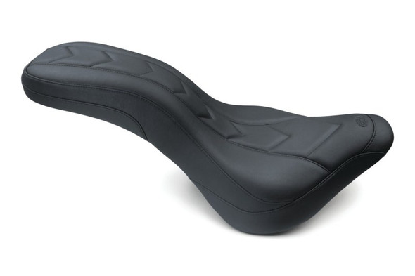 Mustang 18-21 Harley Heritage Classic & Deluxe DayTripper 1PC Seat Apex - Black 75884