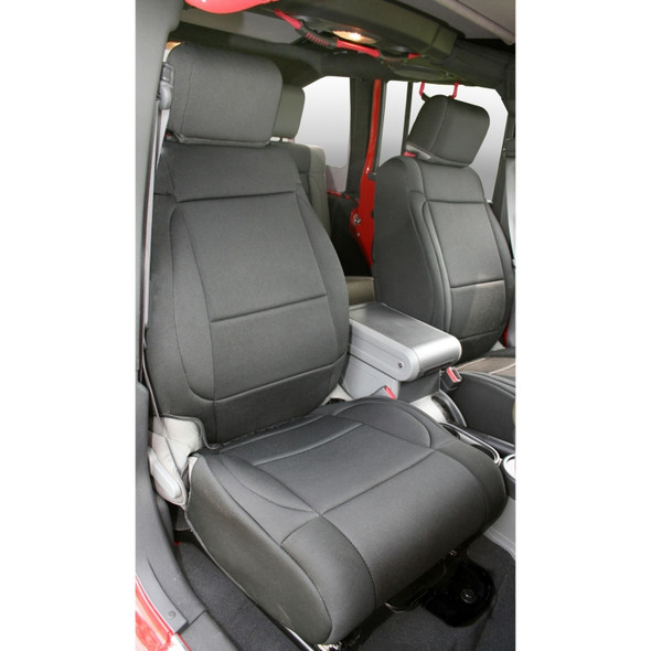 Rugged Ridge Neoprene Front Seat Covers 07-10 Jeep Wrangler JK 13214.01