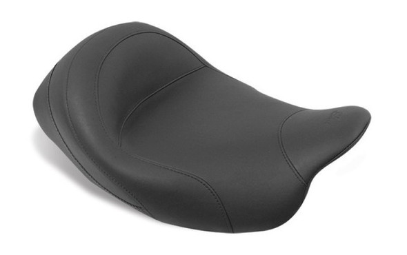 Mustang 08-21 Harley Electra Glide Std, Rd Glide, Rd King, Street Glide Touring Solo Seat - Black 76027