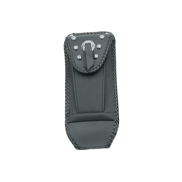Mustang 65-86 Harley Early FL Touring Tank Bib w/Studs - Black 93309