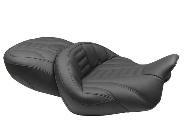 Mustang 15-21 Harley Freewheeler Super Touring Deluxe 1PC Seat - Black 79598