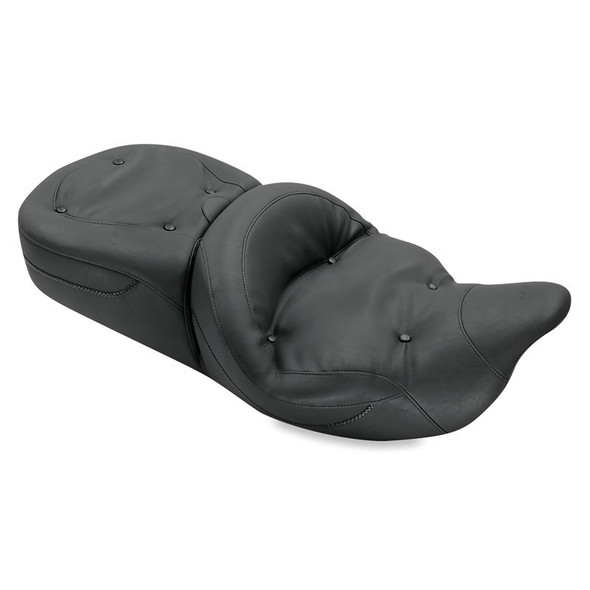 Mustang 08-21 Harley Electra Glide, Rd Glide, Rd King, Str Glide Touring 1PC Seat Regal - Black 79539