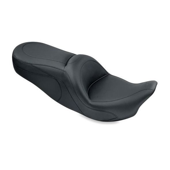Mustang 08-21 Harley Electra Glide Std,Rd Glide Rd King, Str Glide Sport Touring 1PC Seat - Black 76032