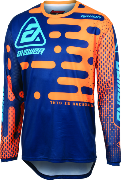 Answer 23.5 Arkon Boost Jersey Navy/Orange/Blue Youth - Small 447981
