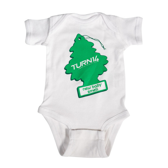 Turn 14 Distribution Baby Air Freshener Onesie - White C9910