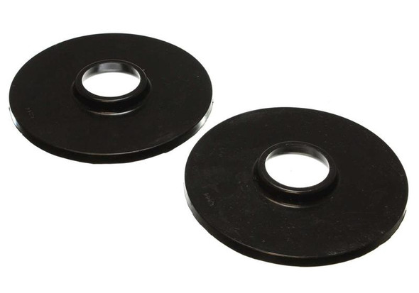 Energy Suspension 97-06 Jeep Wrangler YJ & TJ Black Rear Coil Spring Isolator Set 2.6108G