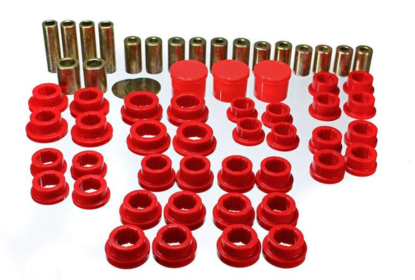 Energy Suspension 02-09 350Z / 03-07 Infiniti G35 Coupe Red Rear Control Arm Bushing Set 7.3122R