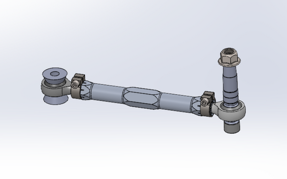 SPL Parts 08-14 Mitsubishi Evo X Rear Toe Arms SPL RTA EVOX