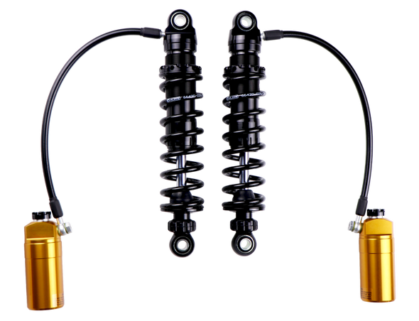 Ohlins 14-24 Harley FL Touring STX 36 Twin Blackline 12in Stiffer Spring Shocks HD778S2
