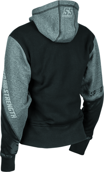 Speed and Strength Cat Outa Hell Hoody Grey/Black Womens - XS 884440