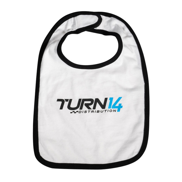 Turn 14 Distribution Baby Bib - White C9900