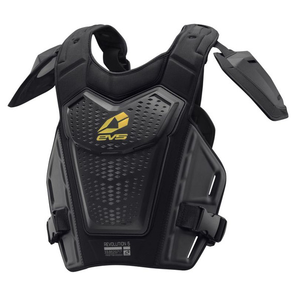 EVS Revo 5 Roost Deflector Black/Hiviz - Large/XL RV5-BK-L/XL