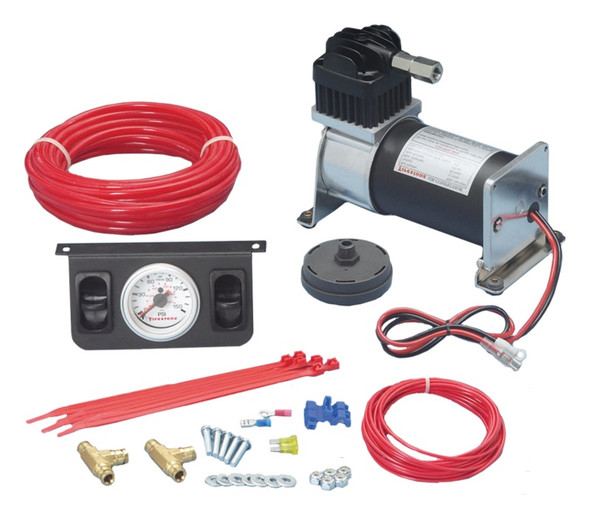 Firestone Air-Rite Air Command II Heavy Duty Air Compressor System w/Dual Analog Gauge (WR17602219) 2219
