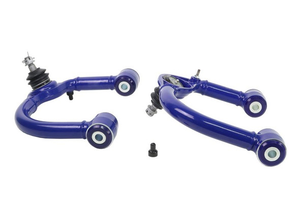 SuperPro 03-23 Toyota 4Runner / 10-23 Lexus GX460 Fixed Offset Front Upper Control Arm Set TRC6480