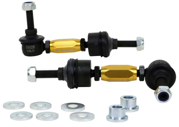 Whiteline 2012+ Ford Focus ST Rear Adjustable Heavy Duty Sway Bar Link Kit KLC195
