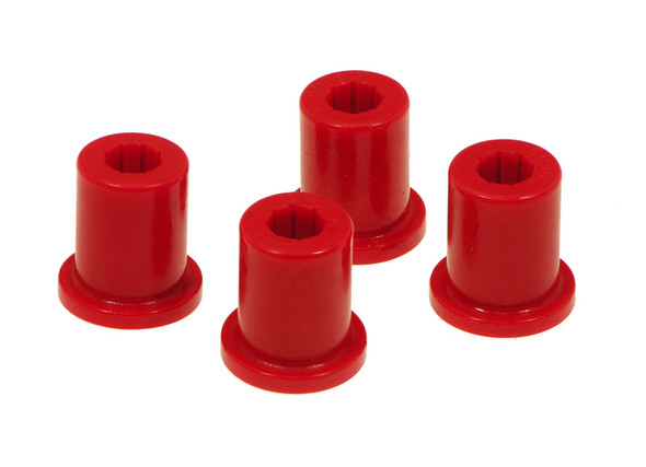 Prothane 76-86 Jeep CJ5/CJ7 Rear Frame Shackle Bushings - Red 1-802