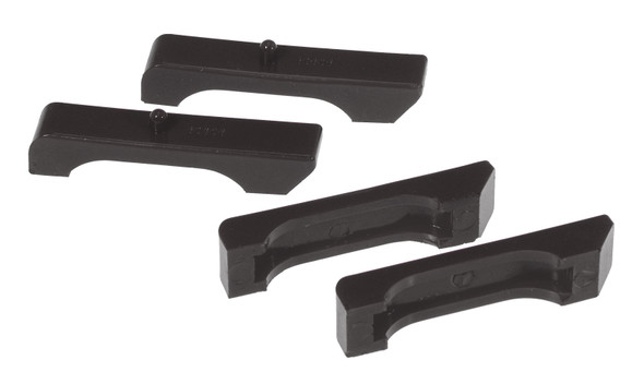 Prothane 68-87 GM Small Block Radiator Insolators - Black 7-1711-BL