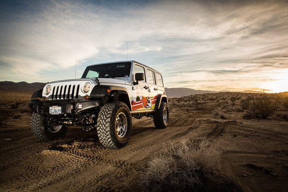 Fox 97-06 Jeep TJ 2.0 Performance Series 9.6in. Smooth Body IFP Front Shock / 3-4.5in & 2-3.5in Lift 980-24-643