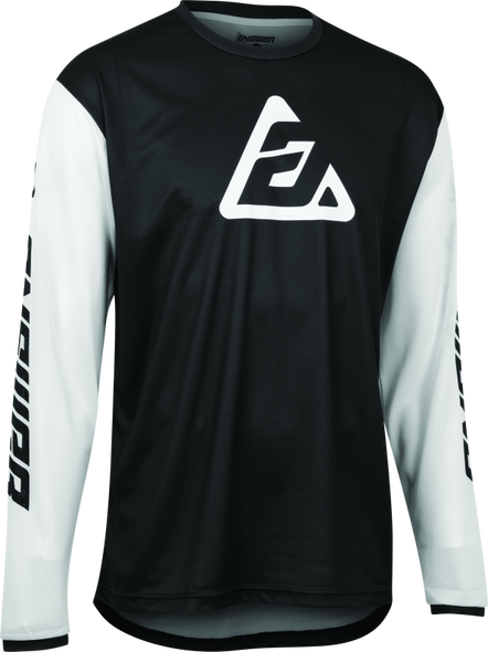 Answer Arkon Bold Jersey Black/White Youth - XL 446473