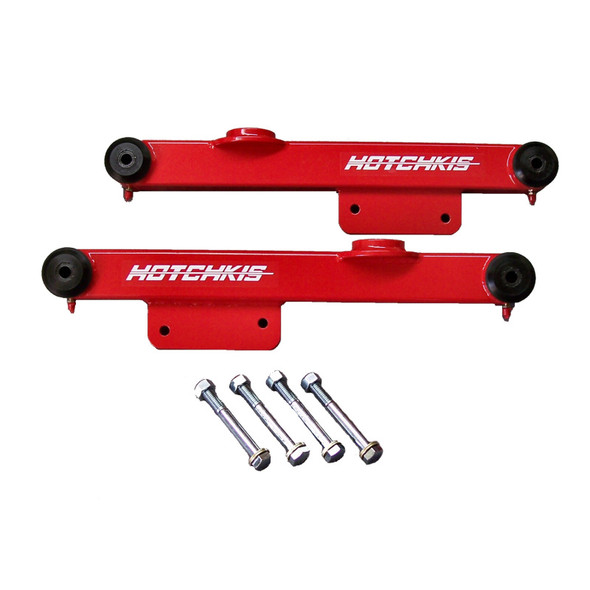 Hotchkis 79-93 Ford Mustang/94-98 Mustang GT/Cobra Lower Trailing Arms - Red 1304R