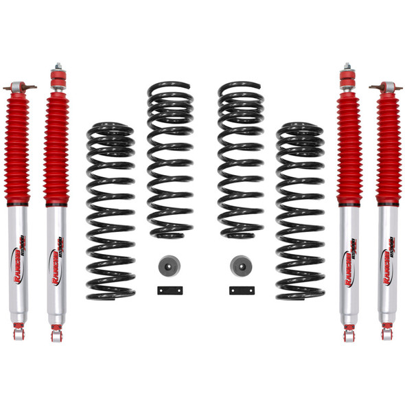 Rancho 07-17 Jeep Wrangler Front and Rear Suspension System - Master Part Number / One Box RS66119BR9