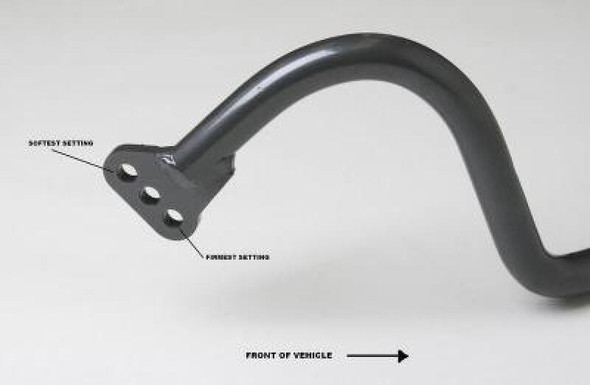 Progress Tech 09-23 Dodge Challenger Tubular Rear Sway Bar (25mm - Adjustable) 62.0637