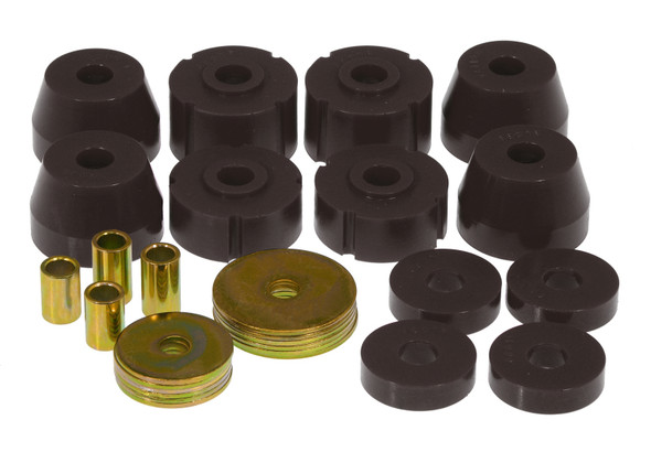 Prothane 72-85 Dodge Truck Body Mounts - Black 4-102-BL