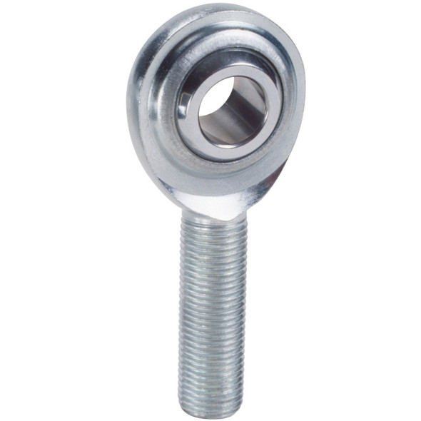 QA1 C Series 2-Pc Rod End - Male/Left Hand - .19in Bore x 3/16-24 - Carbon Steel CML3