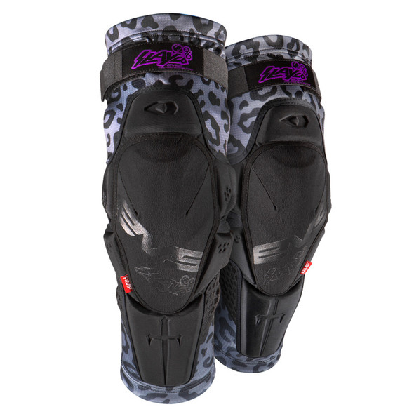 EVS Slayco96 Knee Guard Pair Ghost/Leopard - 2XL SLAY96K-LP-XXL