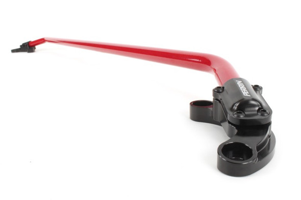 Perrin Honda Civic Type R / Si Front Strut Brace - Glossy Red w/ Black Feet PHP-SUS-050GRD